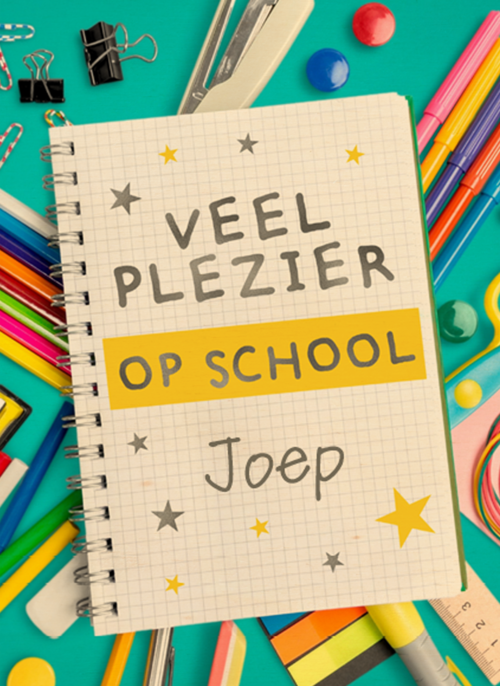 Houten Kaart Back To School | Houten Kaart Hallmark | Back To School | Heel Veel Plezier Op School