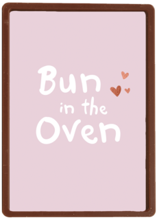 zwangerschap felicitatie bun in the oven