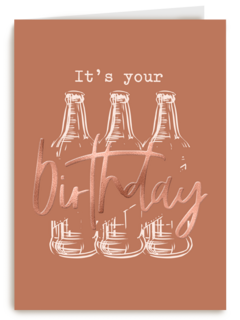 its your birthday with beer