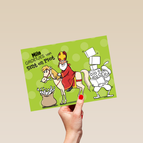sinterklaas kaarten Groetjes van sint en piet