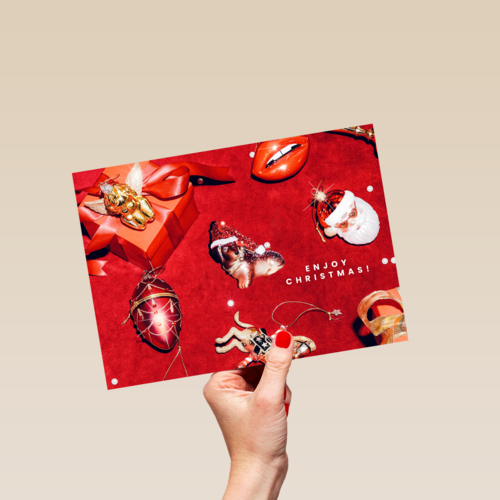 Vondels kerstkaart Enjoy Christmas