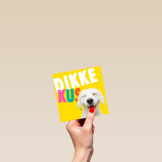 Vriendschapkaart dikke kus