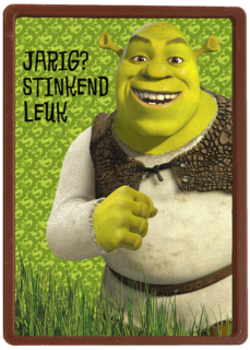 Shrek Jarig Stinkend Leuk