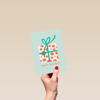 happy Holidays Kerstcadeau