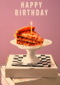 Happy Birthday pizzataart