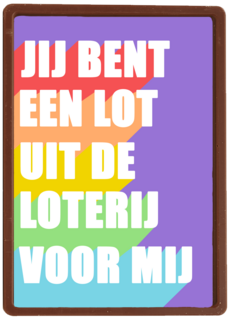 Liefde kaart lot uit de loterij