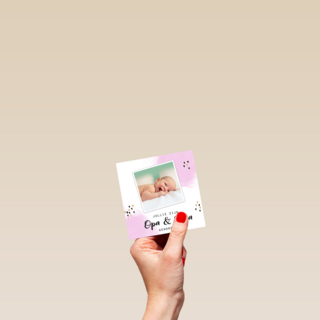geboorte felicitatie fotokaart opa en oma geworden