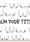 Beterschapskaart vrouw grappig Calm your tits