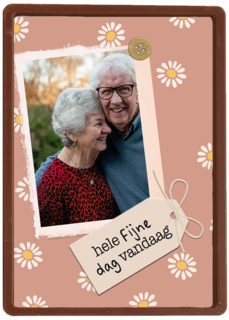 Grootouderdag fotokaart hele fijne dag vandaag