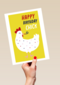 Verjaardagskaart Happy Birthday Chick