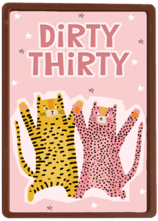dirty thirty with two cats