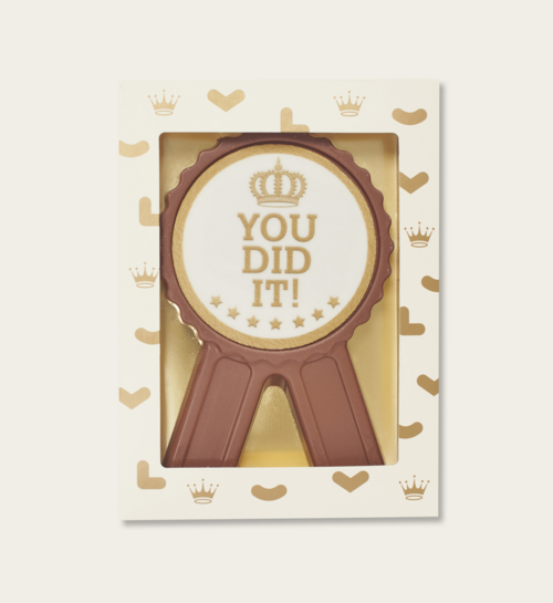 Chocomedaille You did it