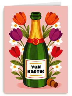 Verjaardag Bloemen En Champagne