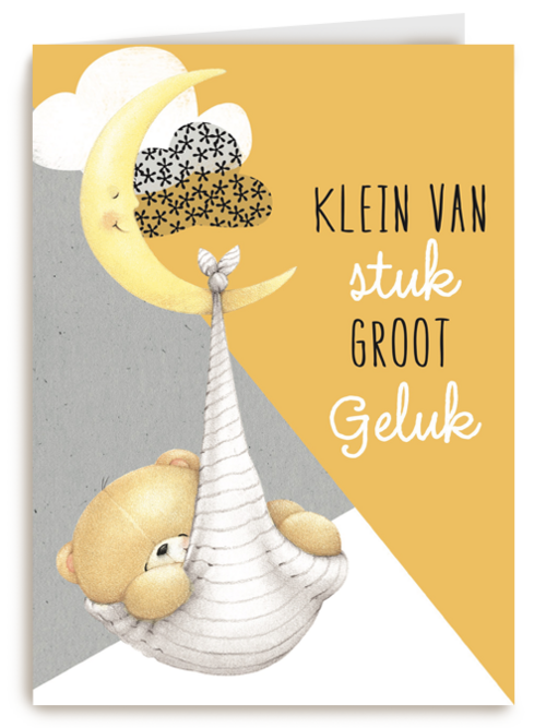Kaart Hallmark | Geboorte Felicitatie | Forever Friends Klein Van Stuk Groot Geluk