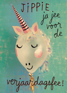 prodo design jippie ja jee voor de verjaardagfee
