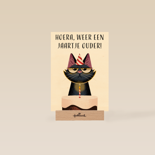 Verjaardagskaart grappig Grumpy Hoera weer een jaartje ouder Folio