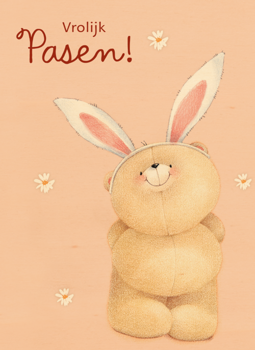 Houten Kaart Pasen | Hallmark | Houten Kaart Hallmark | Pasen | Pasen Kaart Vrolijk Pasen Foreverfriends