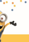 Despicable Me minion dave met bril Gefelicitieerd