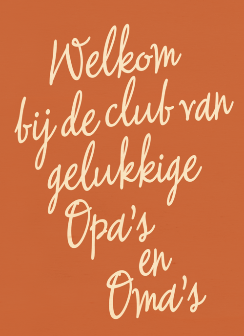 Club van de gelukkige opas en omas