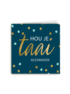beterschap kaart hou je taai