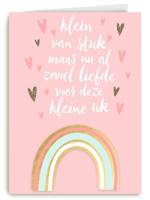 klein van stuk maar nu al zoveel liefde voor deze kleine uk