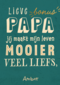 vaderdag kaart lieve bonus papa