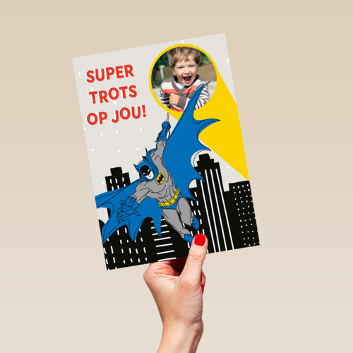 Complimentkaart Batman super trots op jou
