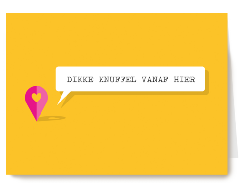 zomaar kaart hip dikke knuffel vanaf hier