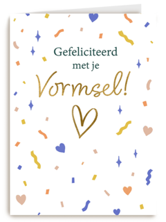 Gefeliciteerd vormsel confetti