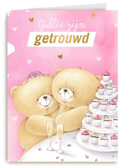 Kaart Hallmark | Felicitatie Huwelijk | Trouwkaart Forever Friends Jullie Zijn Getrouwd