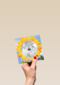 fotokaart bedankt met zonnebloem