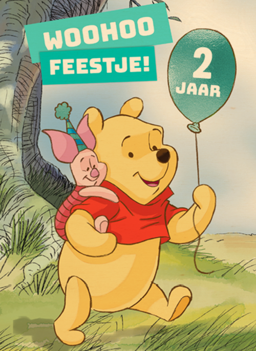Winnie de Poeh Woohoo feestje