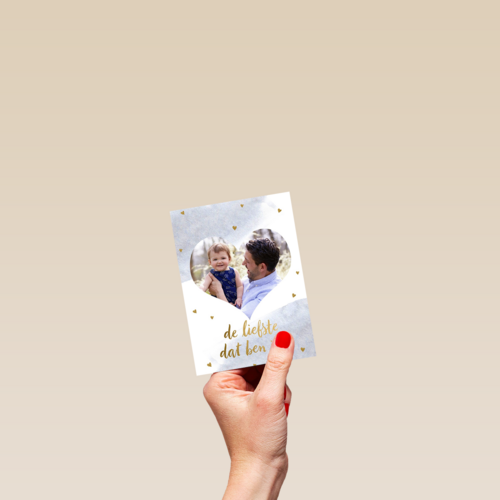 fotokaart vader de liefste dat ben jij