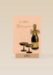 nieuwjaar kaart champagne bubbels