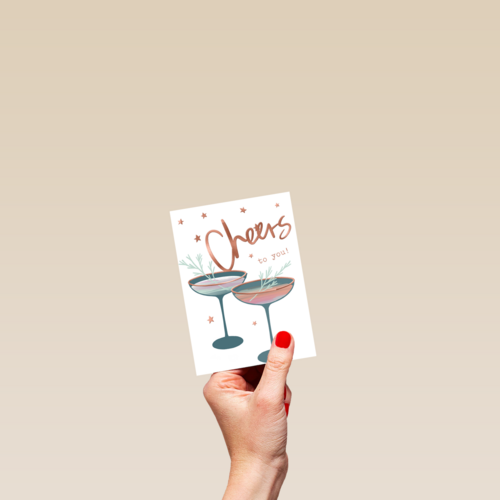 cheers to you with cocktails
