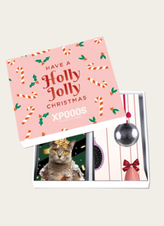 XPOOOS Sokken Cadeauset Holly Jolly Christmas