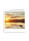 Blanco kaart Reizen Meer met bootje Polaroid