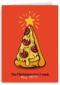 Kerstboom van pizza