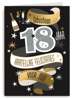 18 jaar jarig leeftijd achttien