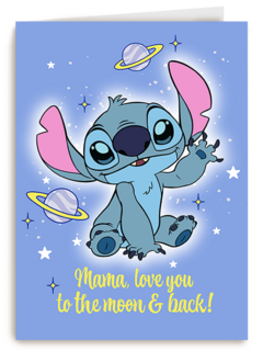 Stitch Mama Love You Moon 