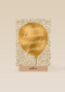 Verjaardagskaart man vrouw hip Gouden ballon