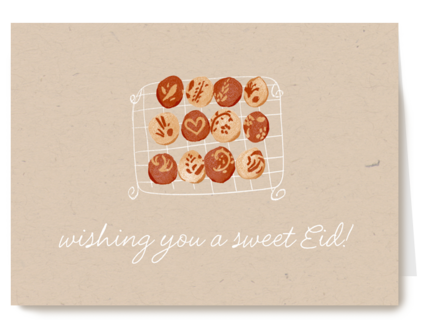 eid mubarak kaart wishing you a sweet eid