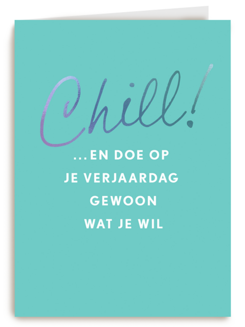 Verjaardagskaart grappig doe wat je wil