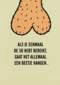Verjaardagskaart 50 man alles gaat hangen