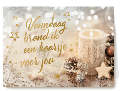 Vandaag brand ik een kaarsje voor jou