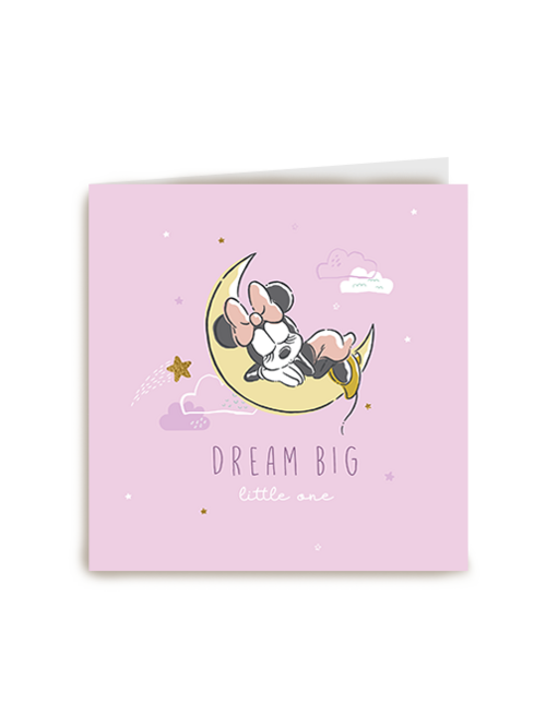 Kaart | Geboorte | Minnie Mouse Dream Big Little One