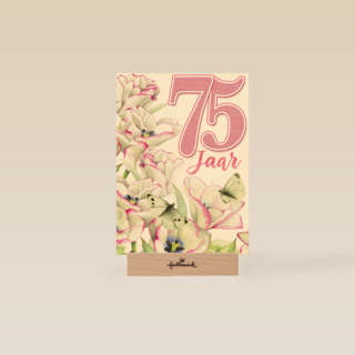75 jaar bloemen