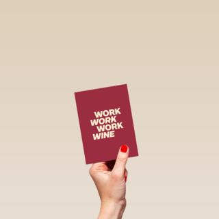 zomaar kaart work work work wine