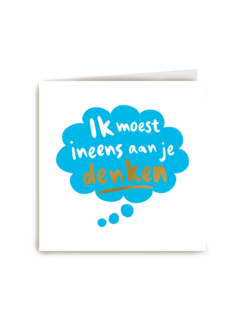 sterkte kaart ik moest ineens aan je denken