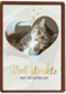 Fotokaart veel sterkte met verlies kat
